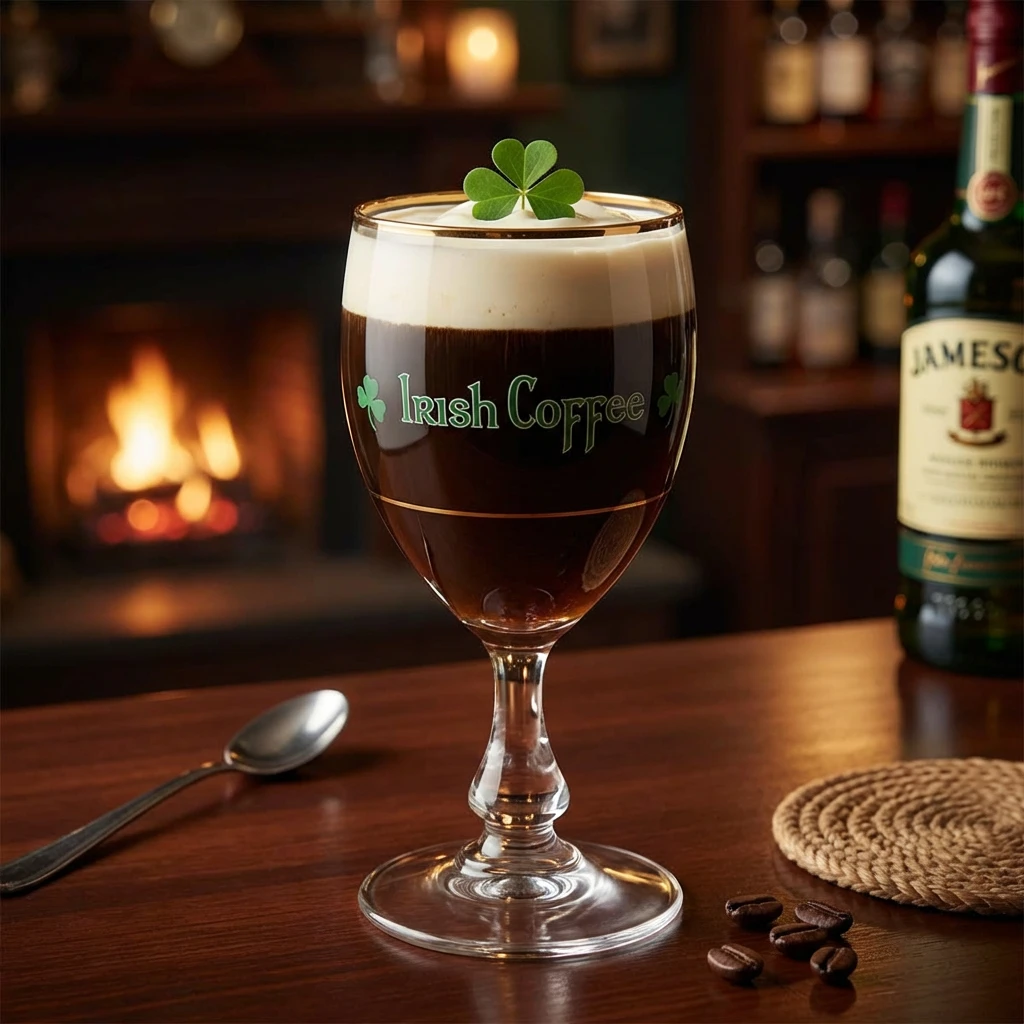 Irish Coffee Glas 24 cl 4 st 1596176 by COSY MOMENTS color Svart