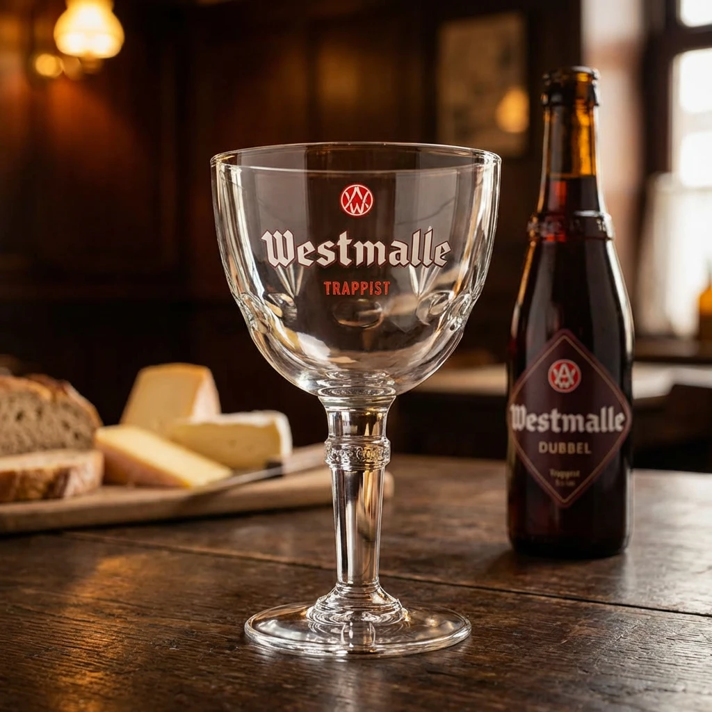 Ölglas 33 cl Presentförpackning 220152 by BELGIAN BEER GLASSES color Svart
