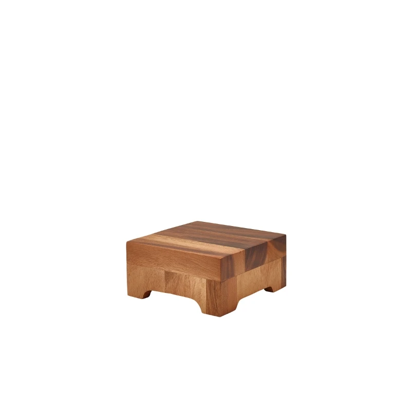 GenWare Acacia Wood Displayblock 21 x 10 cm RSR-WBB2110 by Genware color Svart