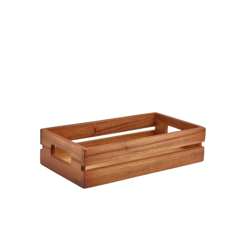 GenWare Acacia Wood Låg låda/förhöjare GN 1/3 RSR-WL3218 by Genware color Svart
