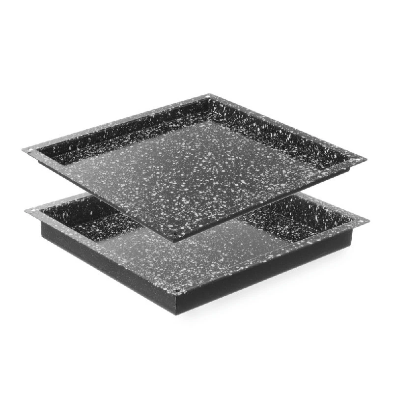 Hendi GN 2/3 Ugnsplåt för Konvektionsugn Svart Metall 890332 by Hendi color Svart