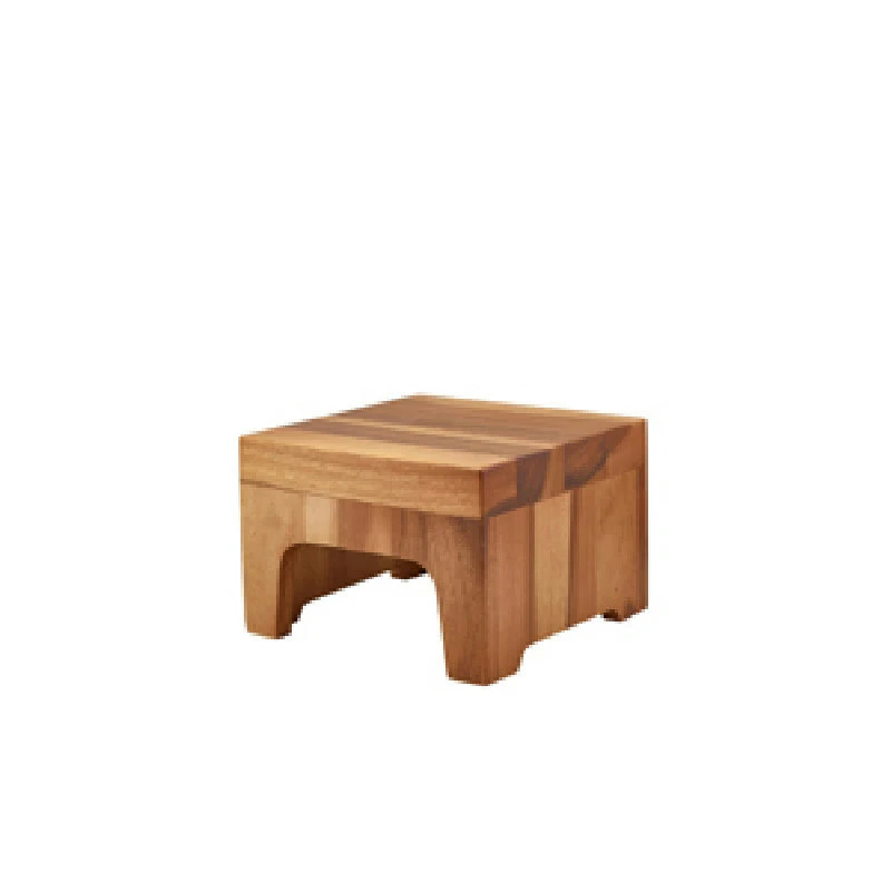 GenWare Acacia Wood Displayblock 25 x 17 cm RSR-WBB2517 by Genware color Svart
