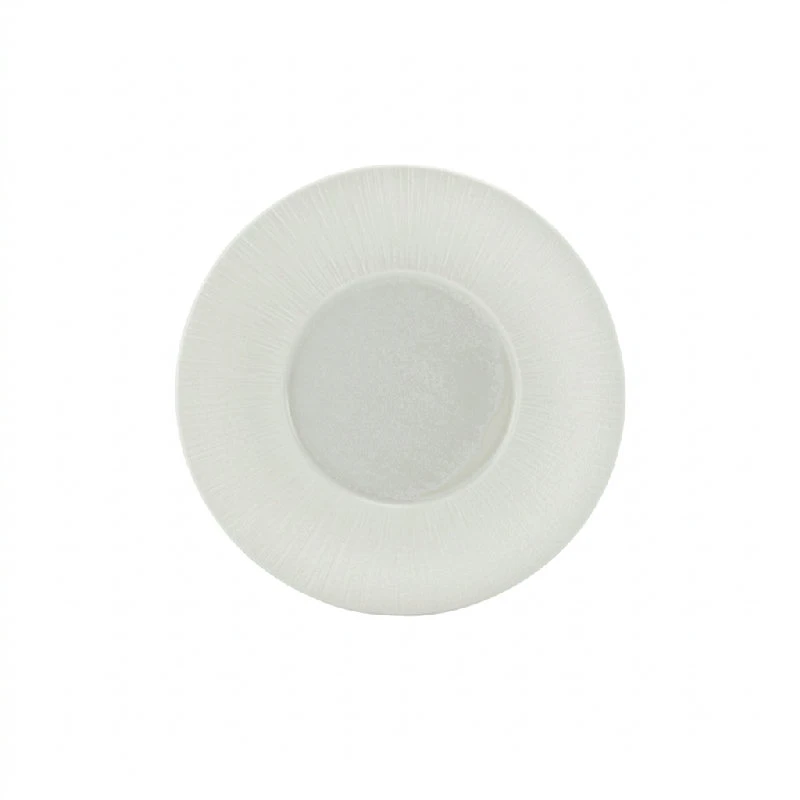 Incise Porcelain Lucine Djup tallrik med brätte 26 cm WDP-PLC26 by Genware color Svart