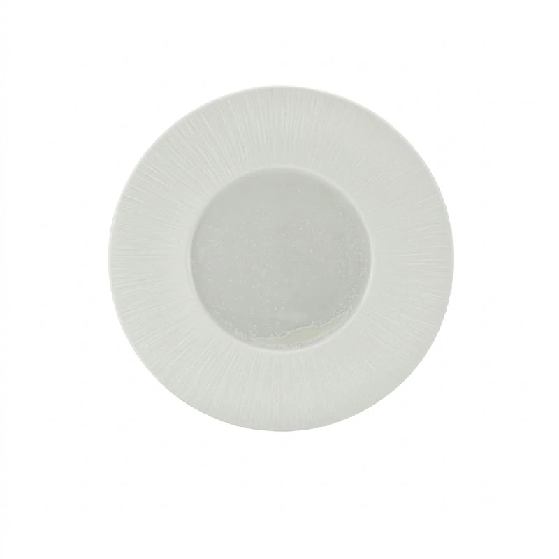 Incise Porcelain Lucine tallrik med vinge 28,5 cm WP-PLC28 by Genware color Svart