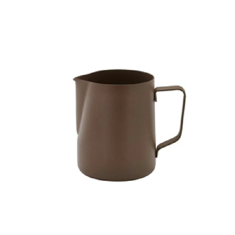 Non-stick brun mjölkkanna 600 ml/20 oz MJ20BR by Genware color Svart