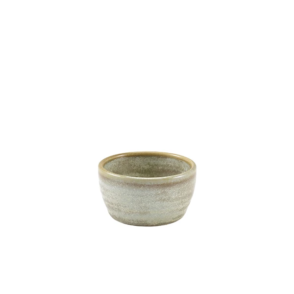 Terra Porcelain Mattgrå Ramekin 7 cl / 2,5 oz RAM-PMG2 by Genware color Svart