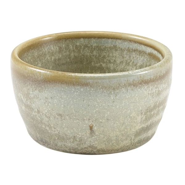 Terra Porcelain Mattgrå Ramekin 7 cl / 2,5 oz RAM-PMG2 by Genware color Svart