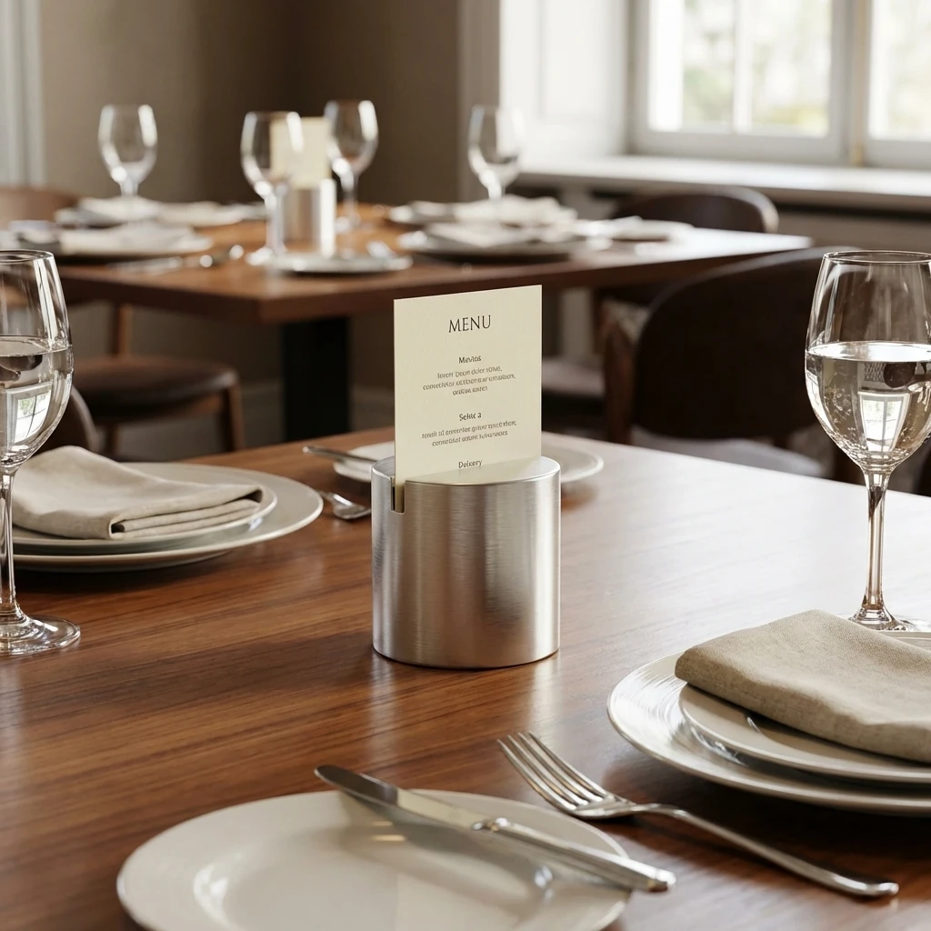 GenWare Aluminium Rund Skylthållare SSHRD24 by Genware color Svart