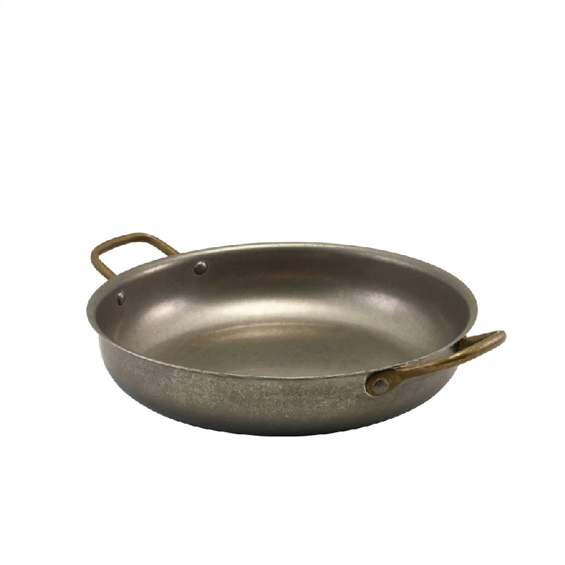 GenWare Vintage Steel runt fat 24,5 x 5 cm SRD24V by Genware color Svart