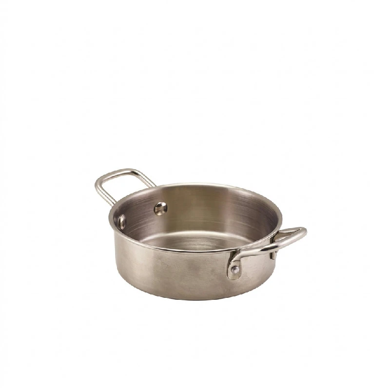GenWare Mini Rostfri Kastrull 12,8 x 4,2 cm MSCD12 by Genware color Svart