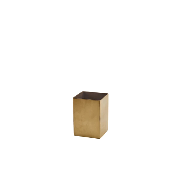 GenWare guldpläterad påshållare i rostfritt stål 5 x 6,8 cm TSHLD5GD by Genware color Svart