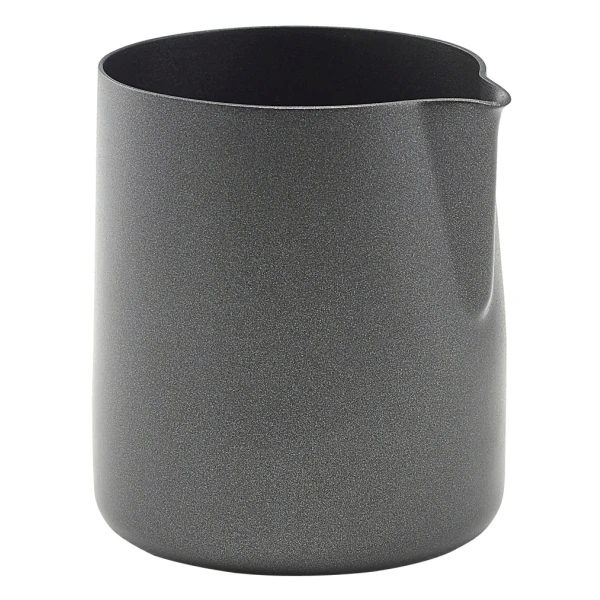 Non-stick svart sås-/mjölkkanna 150 ml/5 oz MJ5BK by Genware color Svart