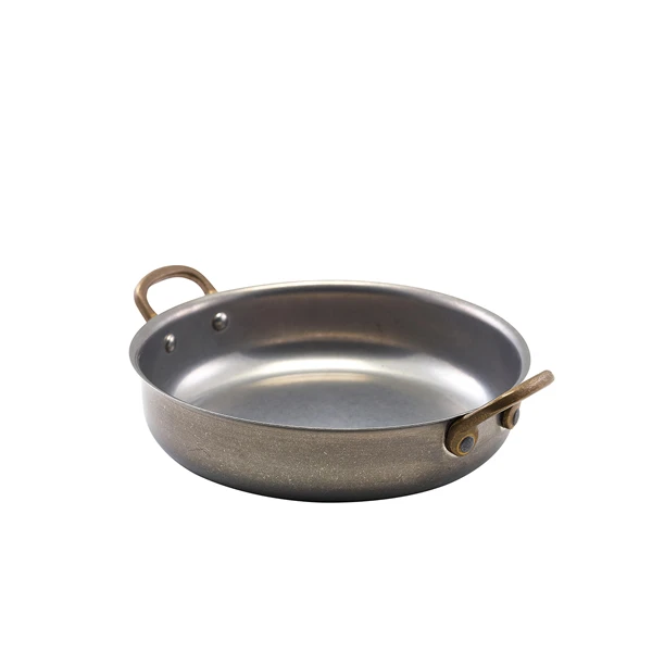 GenWare Vintage Steel Runt fat 18,5 x 4,5 cm SRD18V by Genware color Svart