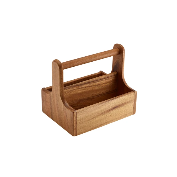 Medium Dark Wood Bordsställ DWTC-M by Genware color Svart