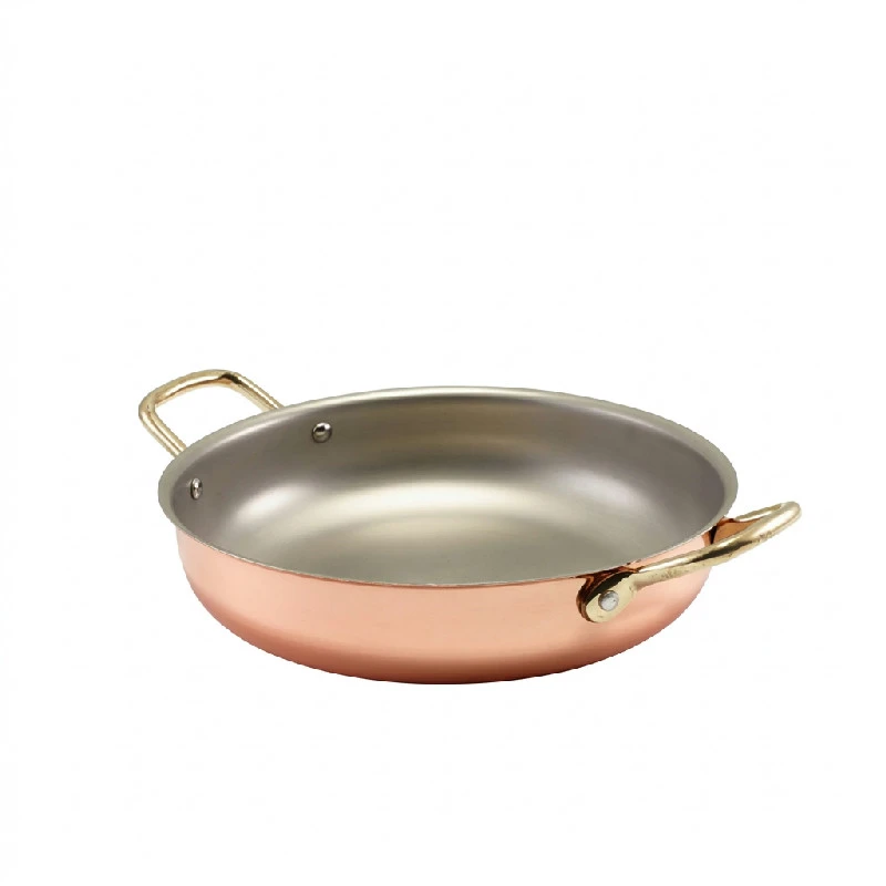 GenWare Copper Round Skål 22 x 5 cm SRD22C by Genware color Svart