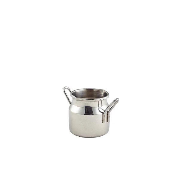 Mini Mjölkspann i Rostfritt Stål 2,5 oz MMC25 by Genware color Svart