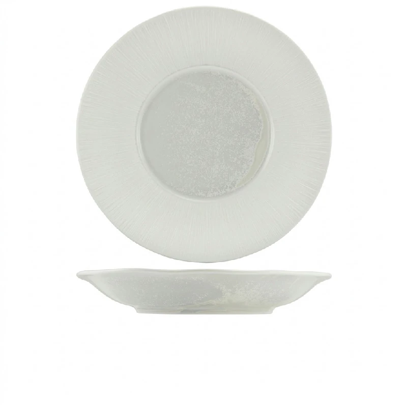 Incise Porcelain Lucine Djup vingad tallrik 30 cm WDP-PLC30 by Genware color Svart
