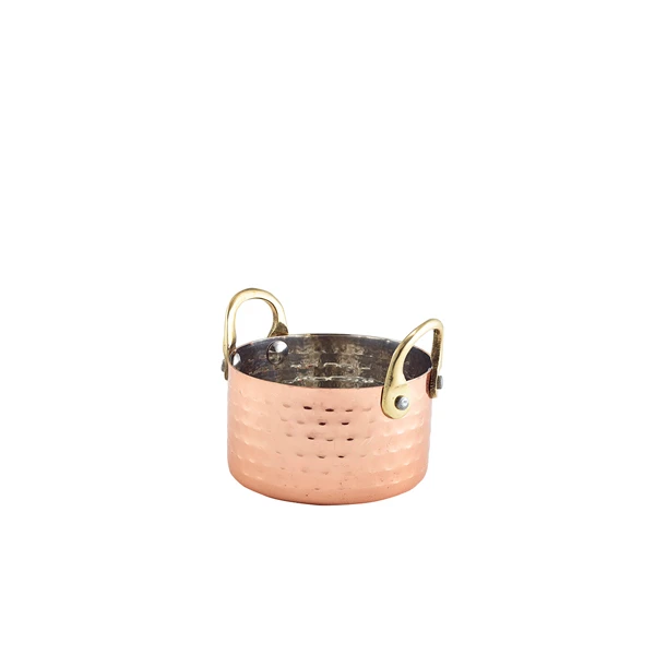 Mini Hammered Copper Gratängform 9,2 x 5 cm MHCD9C by Genware color Svart
