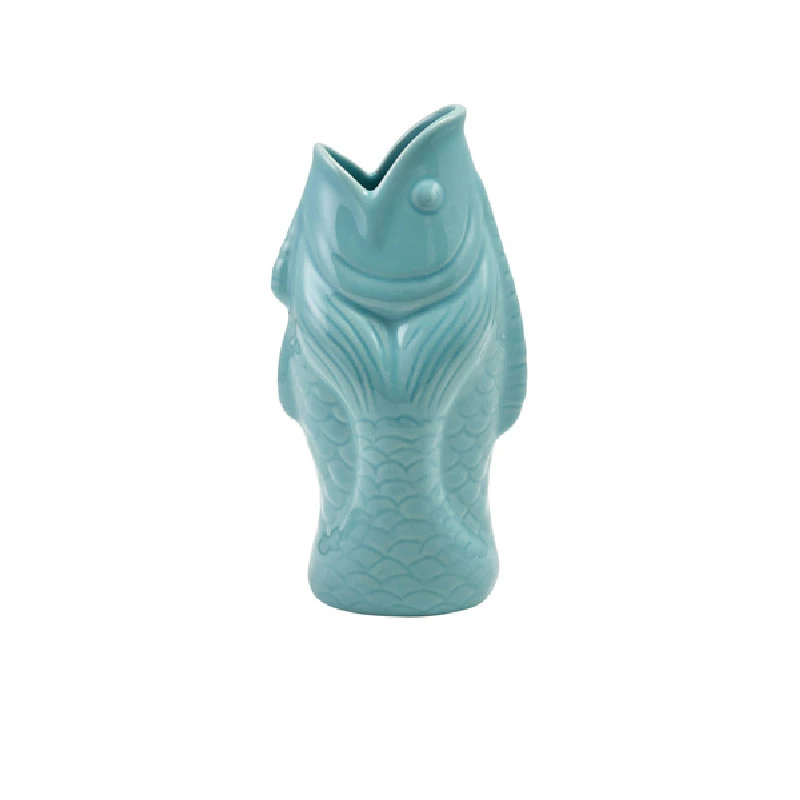 GenWare Blue Fish Tiki-mugg 38 cl / 13,4 oz FSH380BL by Genware color Svart