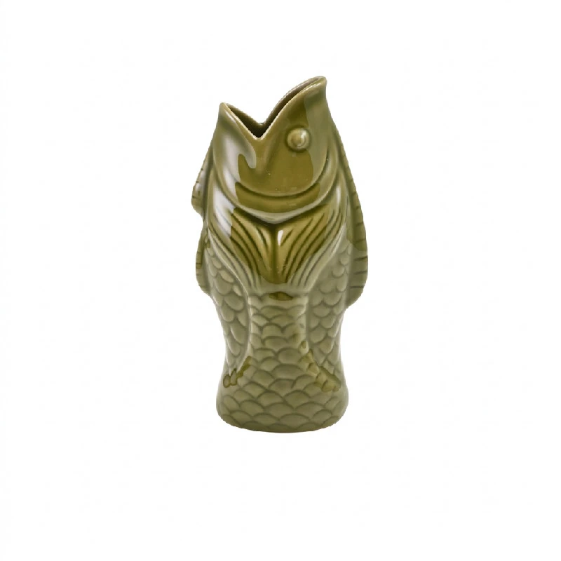 GenWare Green Fish Tiki-mugg 38 cl / 13,4 oz FSH380GR by Genware color Svart