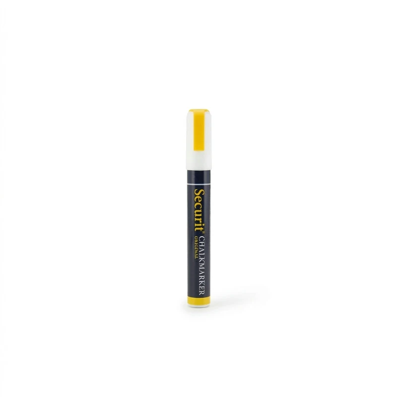 Chalkmarker Single White Medium SMA510-WT by Genware color Svart