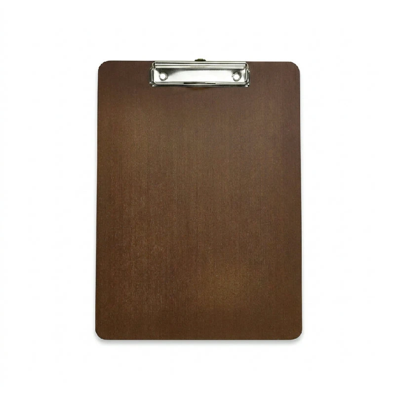 Wooden Menu Clipboard A4 24X32X0,6 cm WMC24 by Genware color Svart