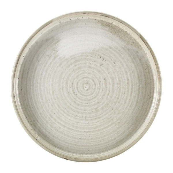 Terra Porcelain Grey Presentationstallrik 26 cm PR-PG26 by Genware color Svart