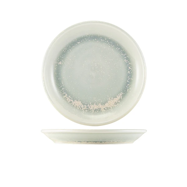 Terra Porcelain Pearl Coupé-tallrik 19 cm CP-PPL19 by Genware color Svart