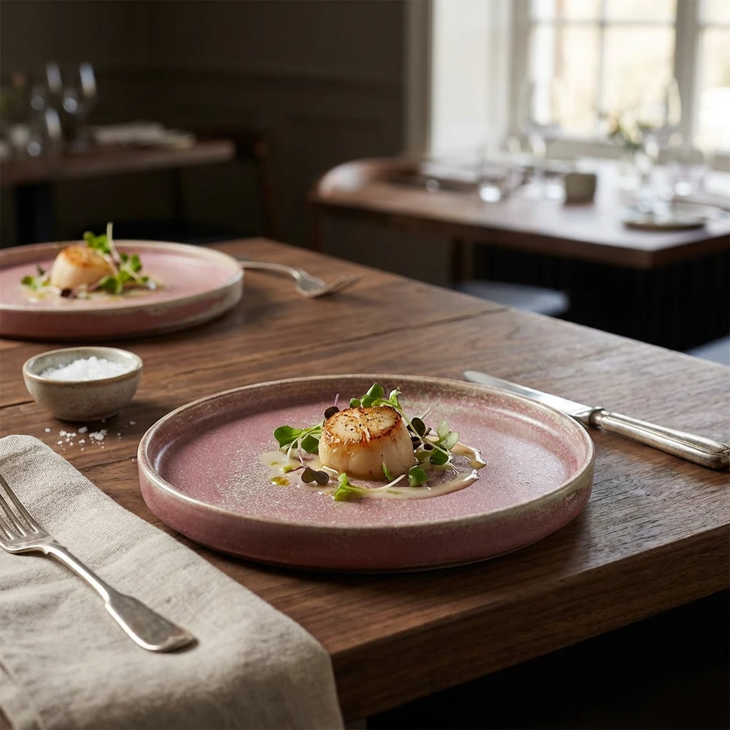 Terra Porcelain Rose Presentationsfat 20,5 cm PR-PRS21 by Genware color Svart