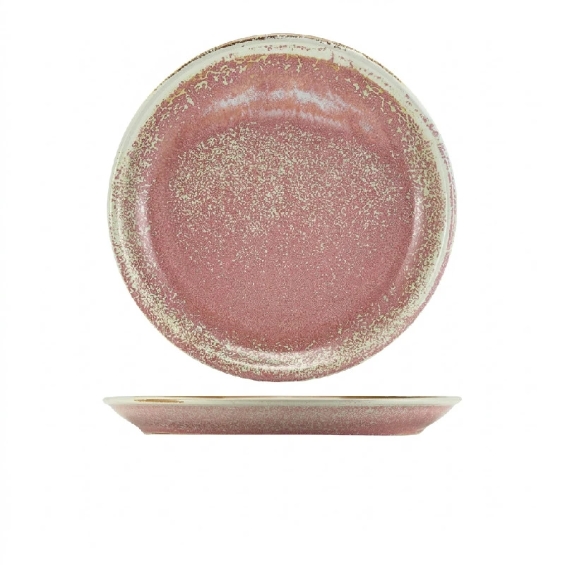 Terra Porcelain Rose Coupetallrik 27,5 cm CP-PRS27 by Genware color Svart