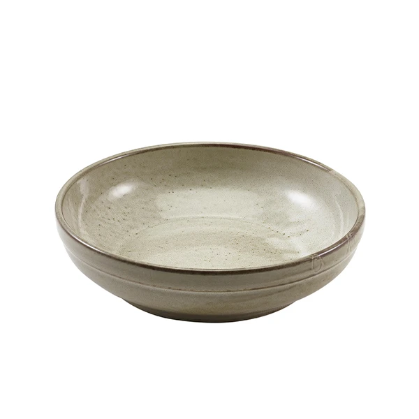 Terra Porcelain Grey Coupeskål 20 cm CB-PG20 by Genware color Svart