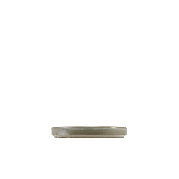 Terra Porcelain Grey Låg presentationstallrik 14 cm LP-PG14 by Genware color Svart