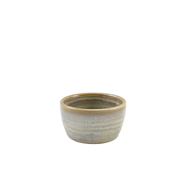 Terra Porcelain Mattgrå Ramekin 13 cl/4,5 oz RAM-PMG4 by Genware color Svart