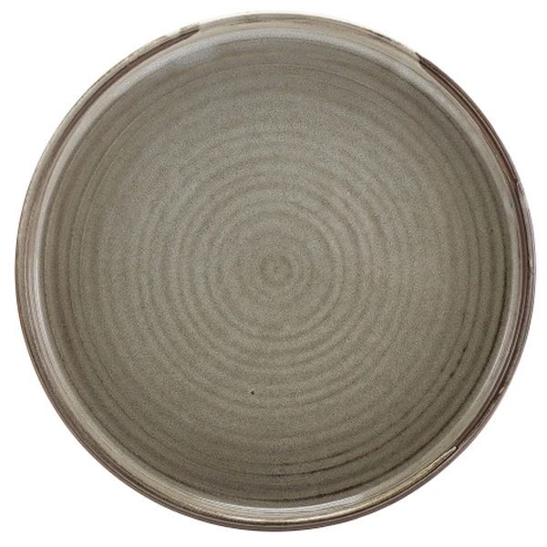 Terra Porcelain Grey Lågt serveringsfat 21 cm LP-PG21 by Genware color Svart