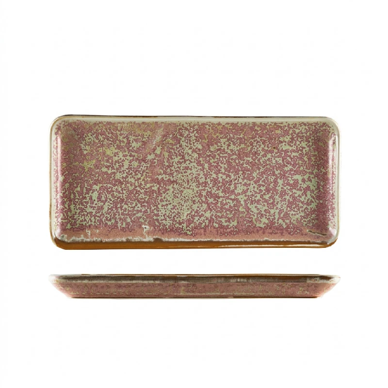 Terra Porcelain Rose smalt rektangulärt fat 31 x 14 cm NR-PRS30 by Genware color Svart