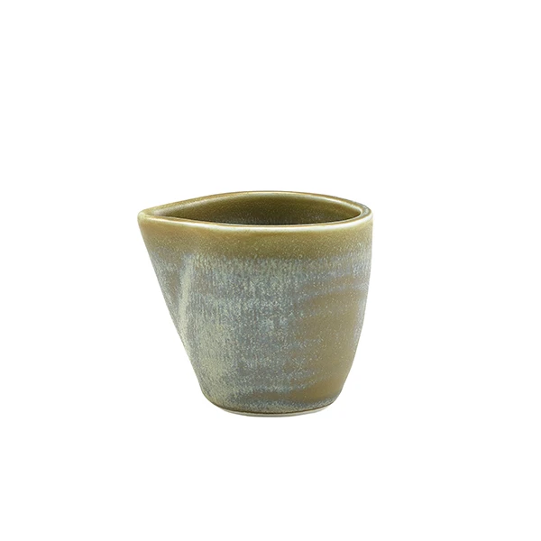 Terra Porcelain Matt Grå kanna 9 cl/3 oz JUG-PMG9 by Genware color Svart