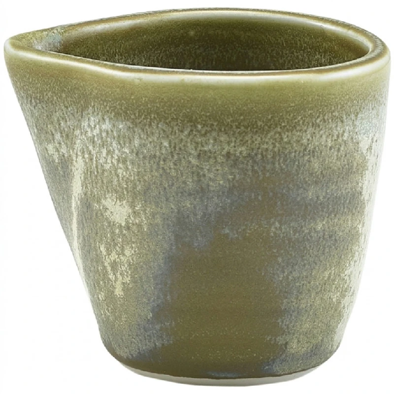 Terra Porcelain Matt Grå kanna 9 cl/3 oz JUG-PMG9 by Genware color Svart