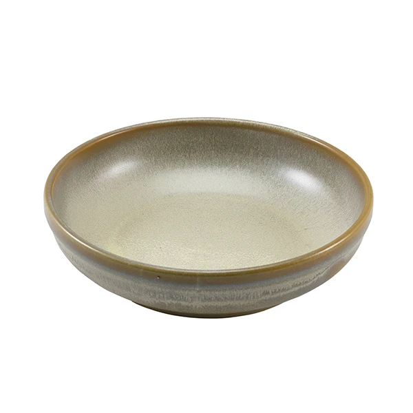 Terra Porcelain Matt Grå Coupeskål 23 cm CB-PMG23 by Genware color Svart