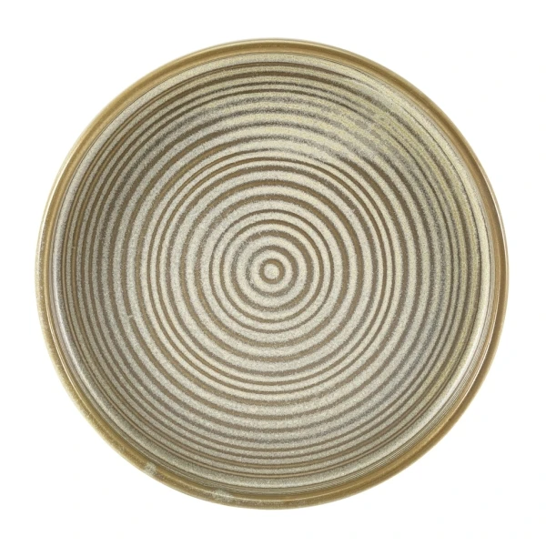 Terra Porcelain Matt Grå presentationsfat 18 cm PR-PMG18 by Genware color Svart