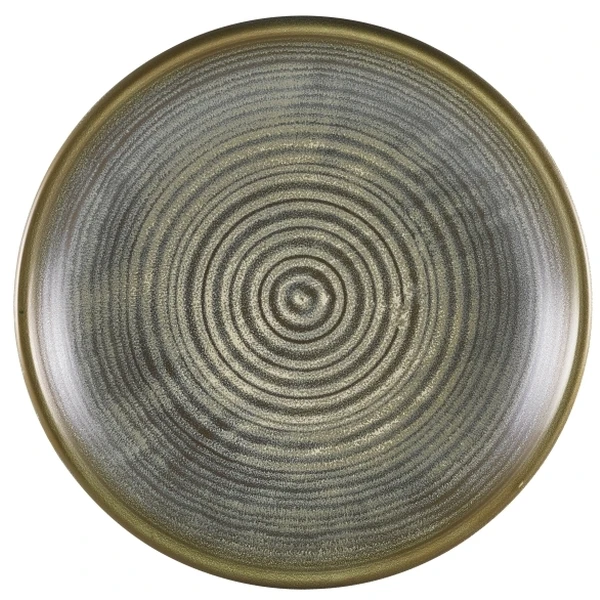 Terra Porcelain Matt Grå djup coupe-tallrik 25 cm DC-PMG25 by Genware color Svart