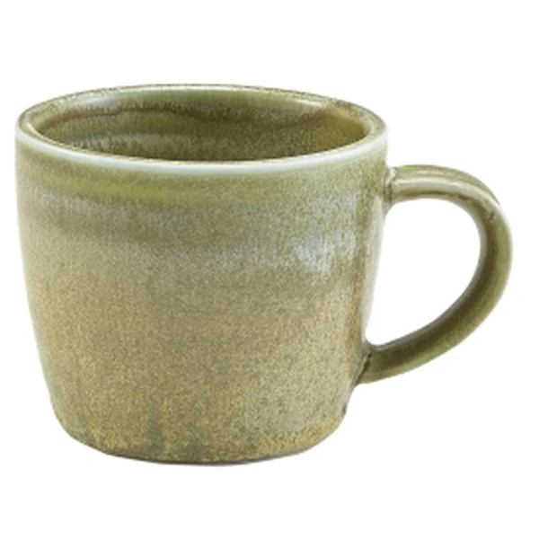 Terra Porcelain Matt Grå espressokopp 9 cl / 3 oz CUP-PMG9 by Genware color Svart