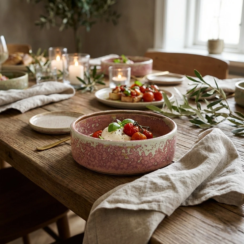 Terra Porcelain Rose Presentationsskål 13 cm PB-PRS13 by Genware color Svart