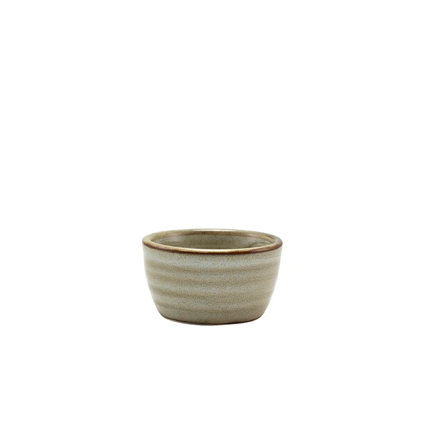 Terra Porcelain Grey Ramekin 45 ml / 1,5 oz RAM-PG1 by Genware color Svart
