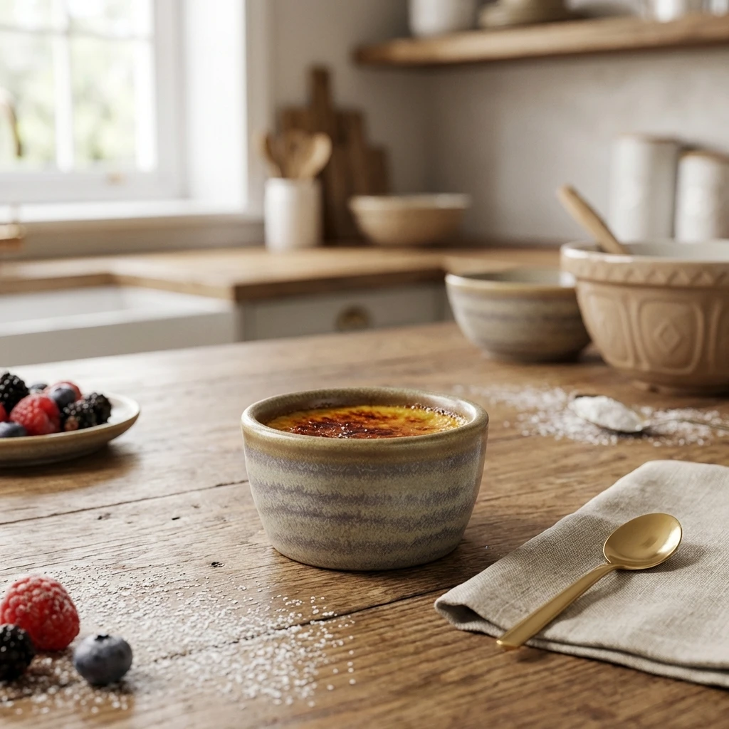 Terra Porcelain Mattgrå Ramekin 45ml/1,5oz RAM-PMG1 by Genware color Svart