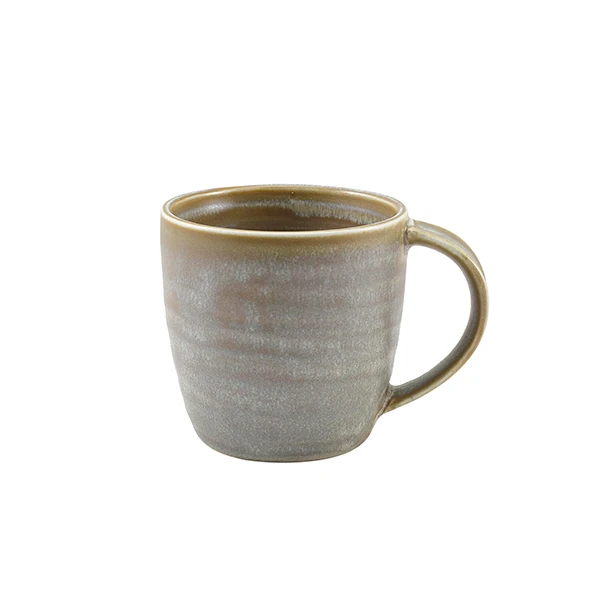 Terra Porcelain Matt Grå mugg 30cl/10,5oz MUG-PMG32 by Genware color Svart