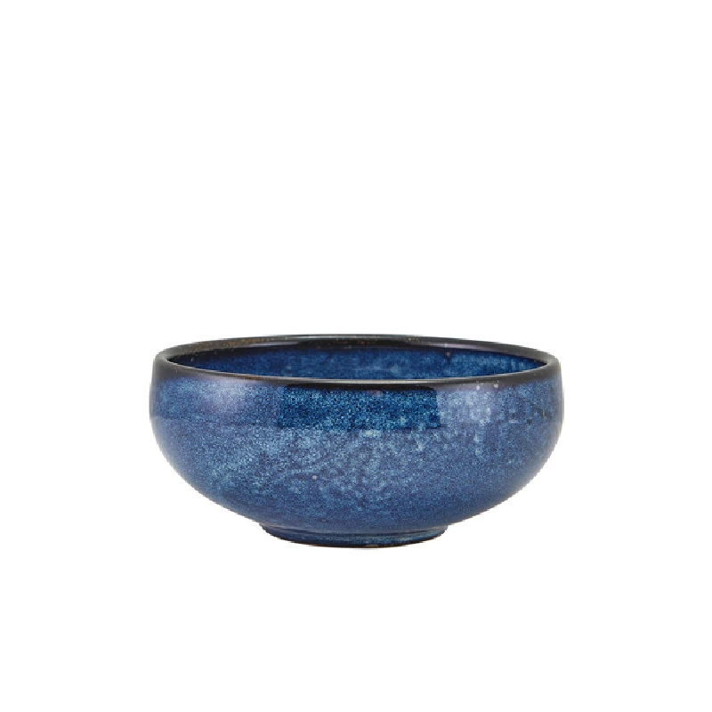 Terra Porcelain Aqua Blå Belly Skål 14,5 cm BB-PBL14 by Genware color Svart