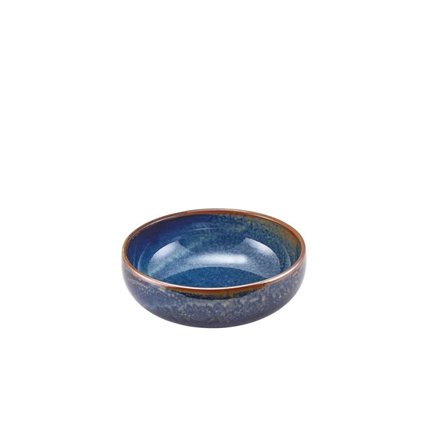 Terra Porcelain Aqua Blå Belly Skål 14,5 cm BB-PBL14 by Genware color Svart
