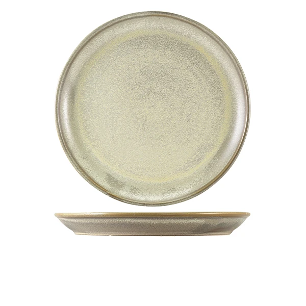 Terra Porcelain Matt Grå Coupetallrik 30,5 cm CP-PMG30 by Genware color Svart