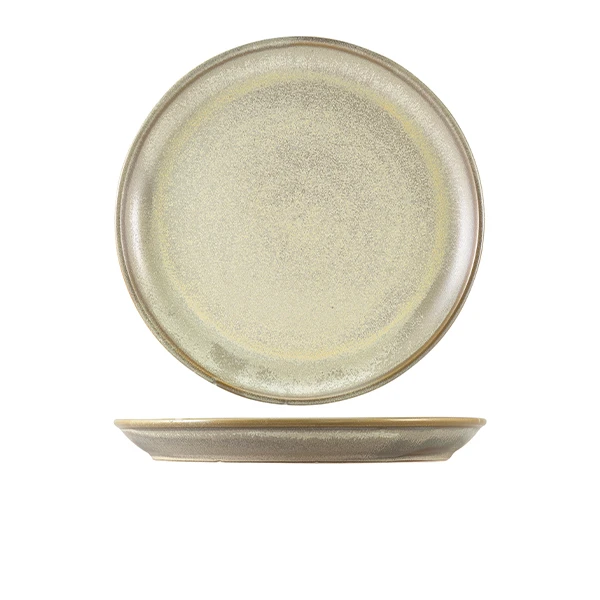 Terra Porcelain Matt Grå Coupetallrik 27,5 cm CP-PMG27 by Genware color Svart