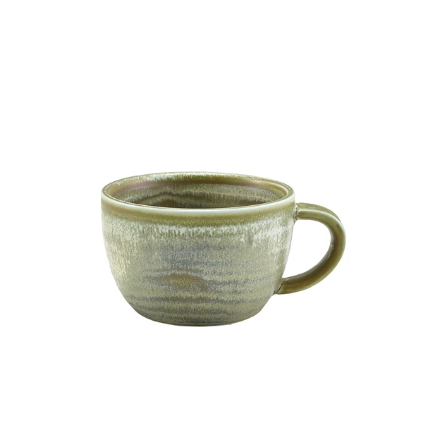 Terra Porcelain Matt Grå kaffekopp 22 cl / 7,75 oz CUP-PMG23 by Genware color Svart